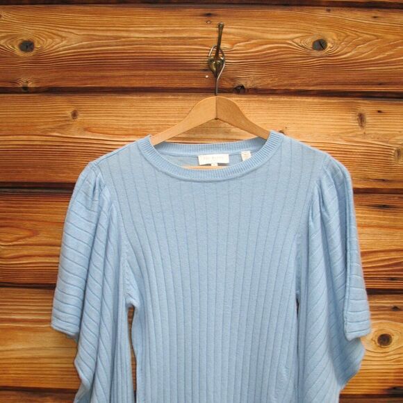 Ted Baker Cashmere Wool Balloon Sleeve Knit Sweater - Picture 4 of 9